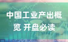 中国工业产出概览 开盘必读